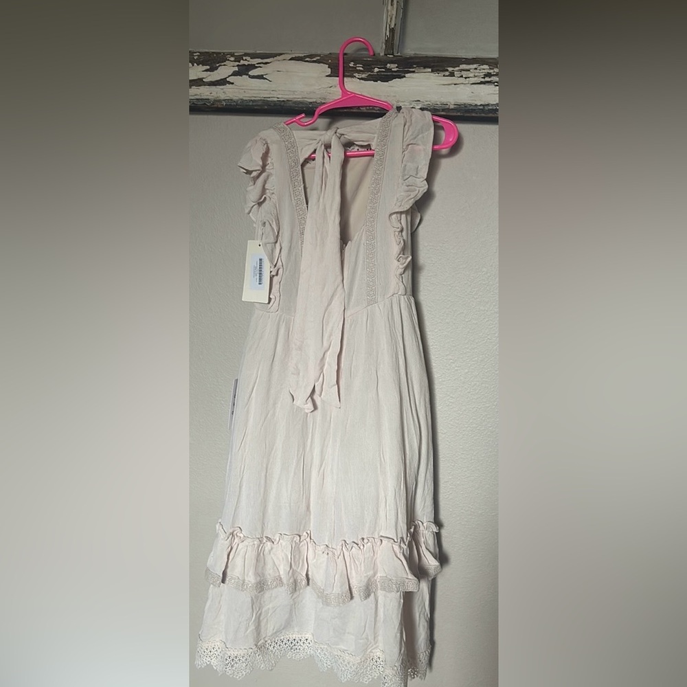 Joyfolie Cream Lace Kids Dress - Picture 3 of 6